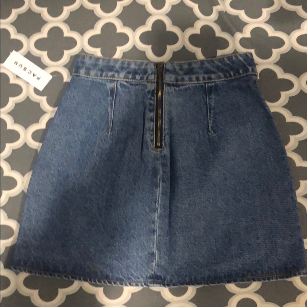 NWT Denim mini skirt